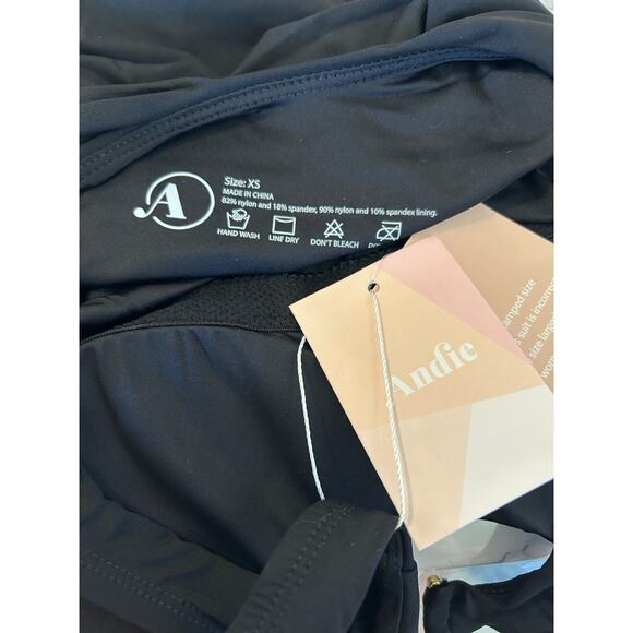 Andie Swim The Catalina One Piece in Black XS NWT - Picture 7 of 9